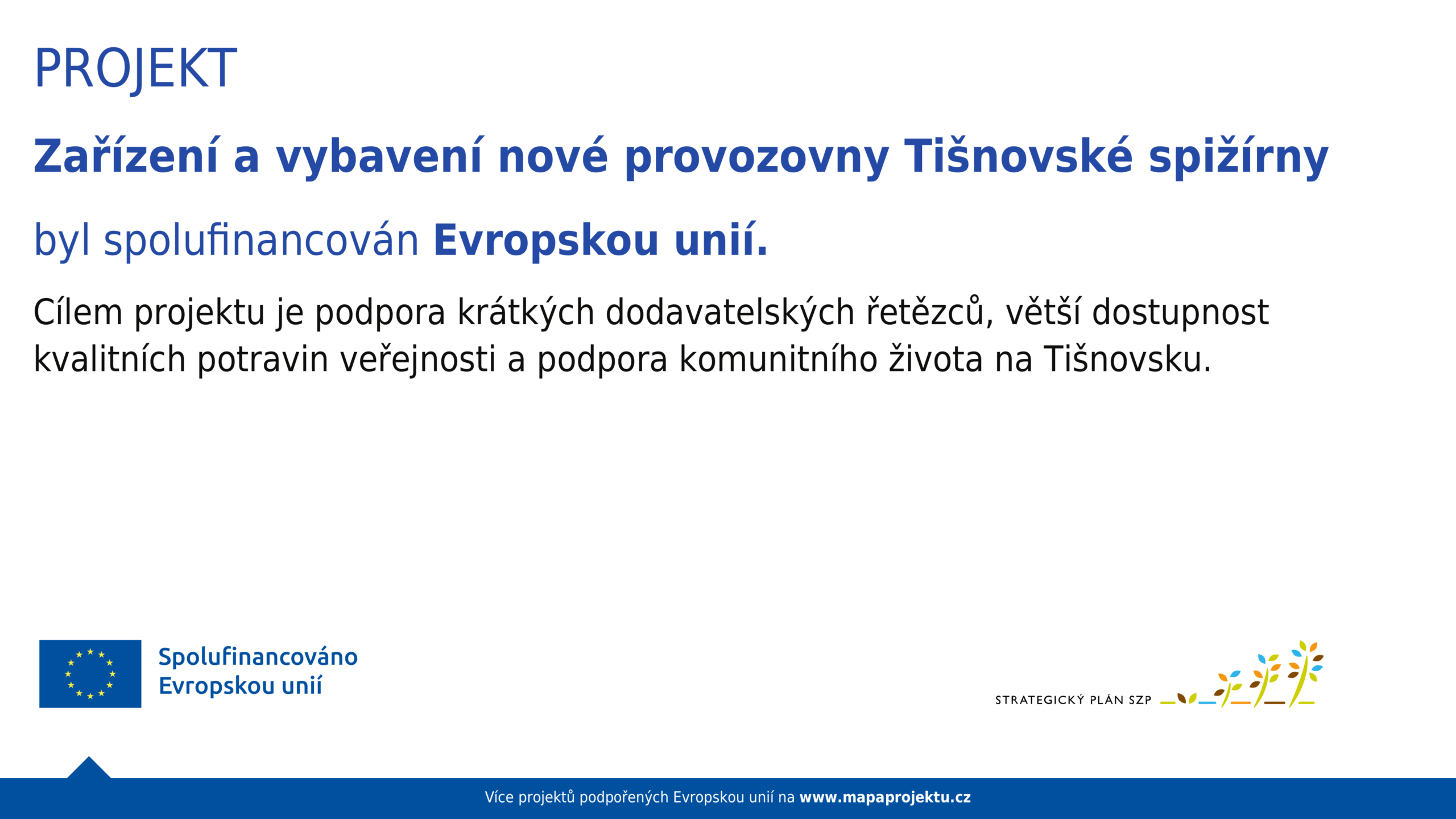 Logo města Tišnova: černo-zelený nápis.